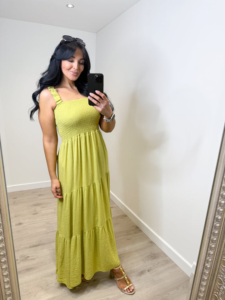 Barley Dress - Lime