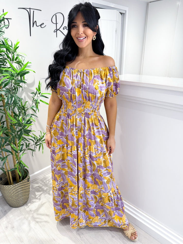 Melanie Maxi Dress - Purple