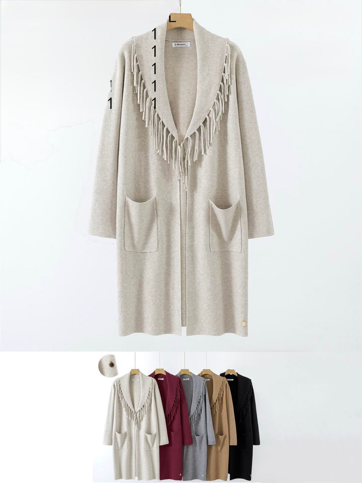 Tassel Cardigan - Black