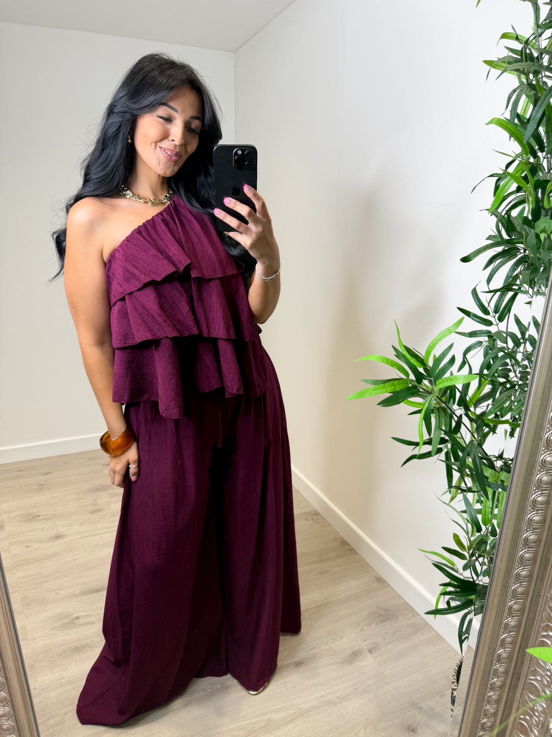 Francesca 2 Piece - Plum
