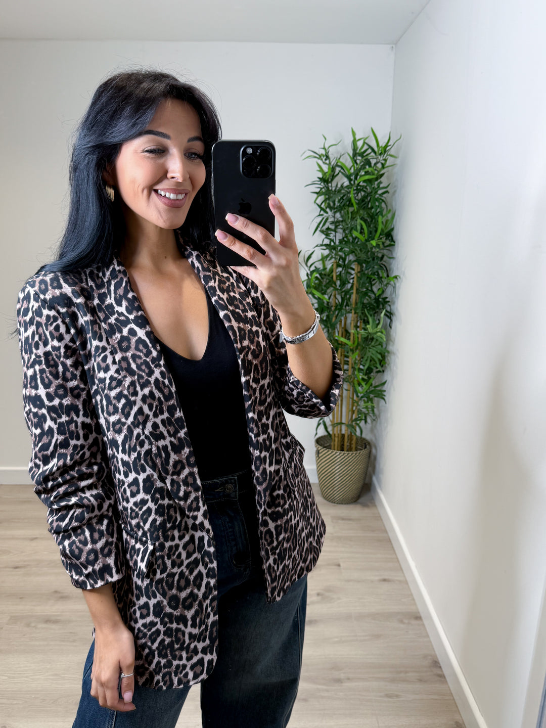 New Style Leopard Blazer