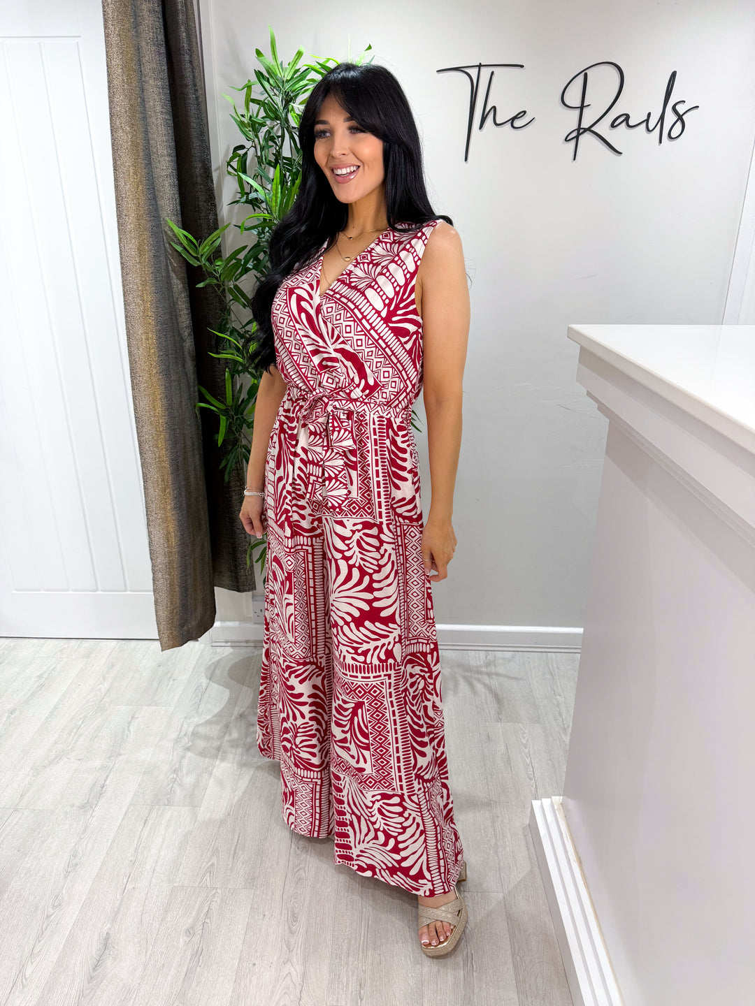 Ronnie Jumpsuit - Red