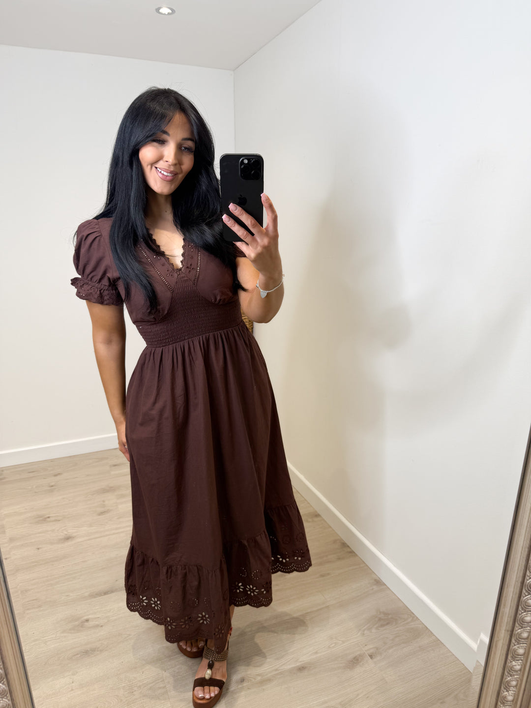 Campbell Dress - Chocolate