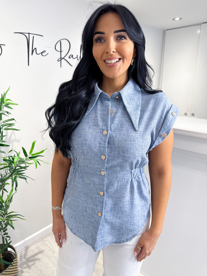 Arabella Shirt - Denim Blue