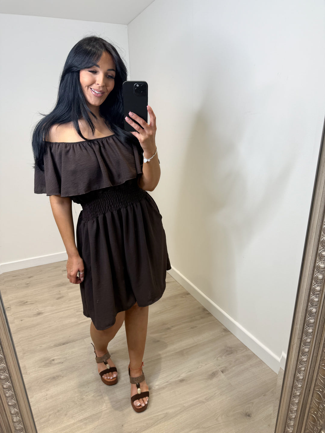 Elsa Playsuit - Chocolate