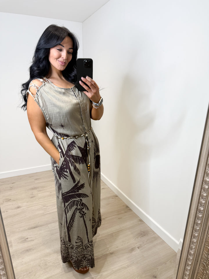 Clarke Jumpsuit - Khaki