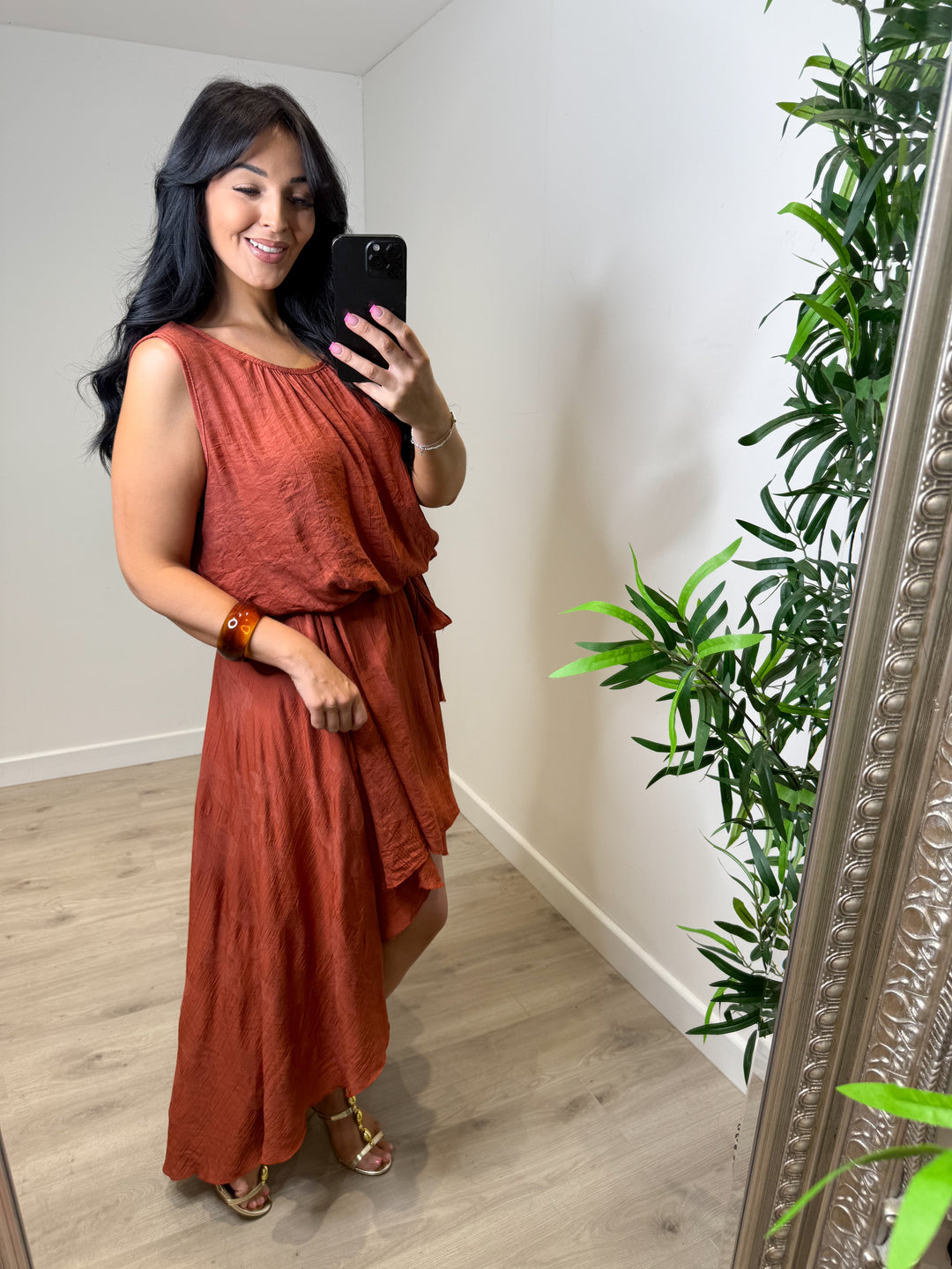 Kayley Dress - Rust