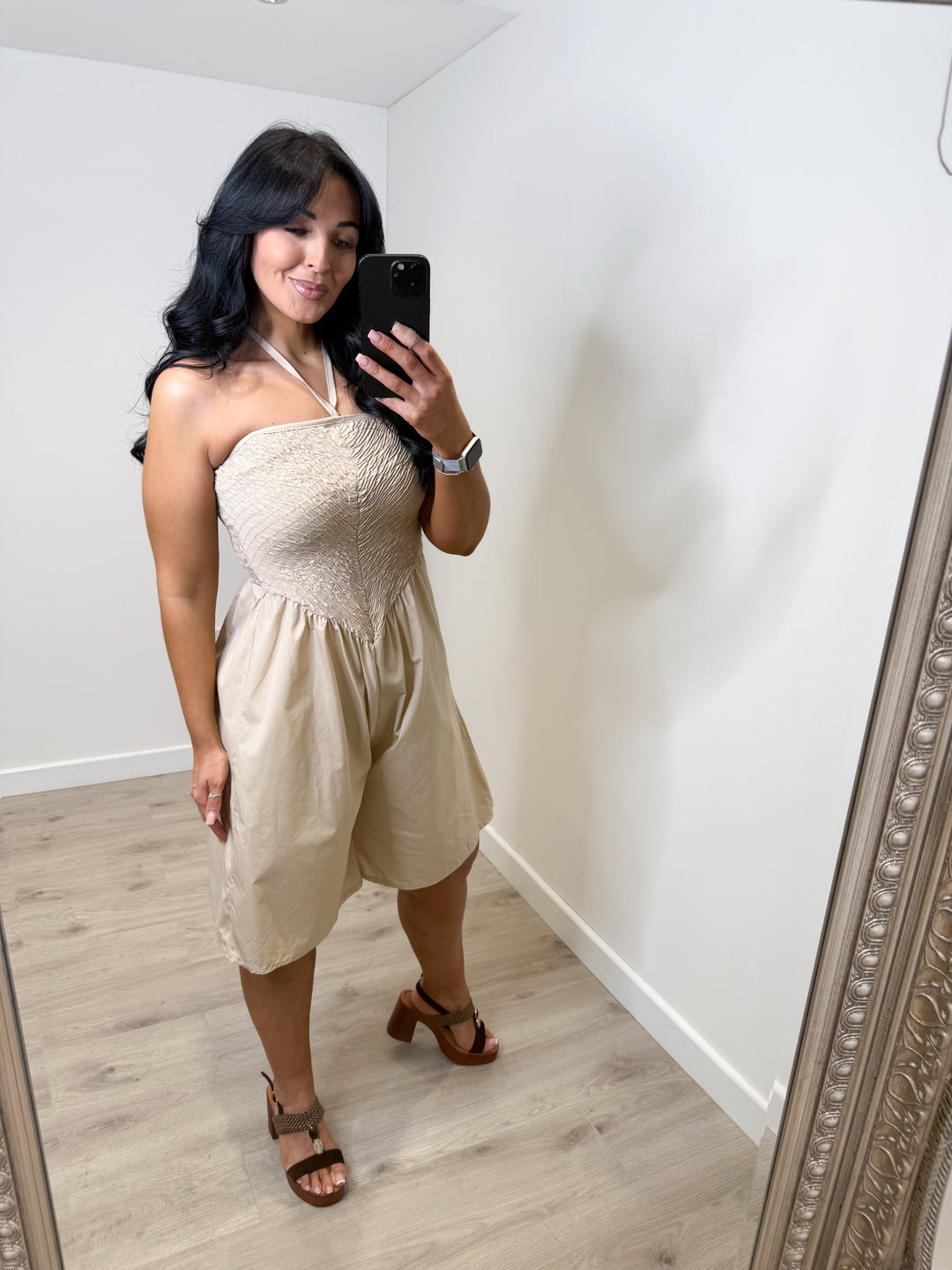 Lily Playsuit - Beige
