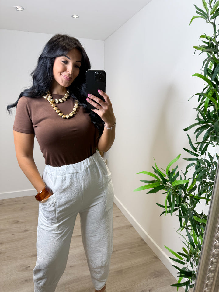 Basic T-Shirt - Chocolate