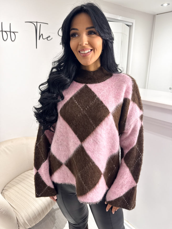 Diamond Jumper - Pink