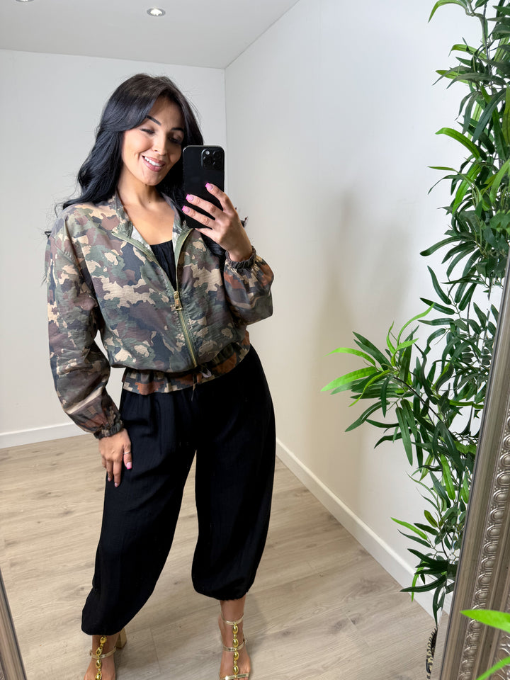 Camouflage Bomber Jacket - Original