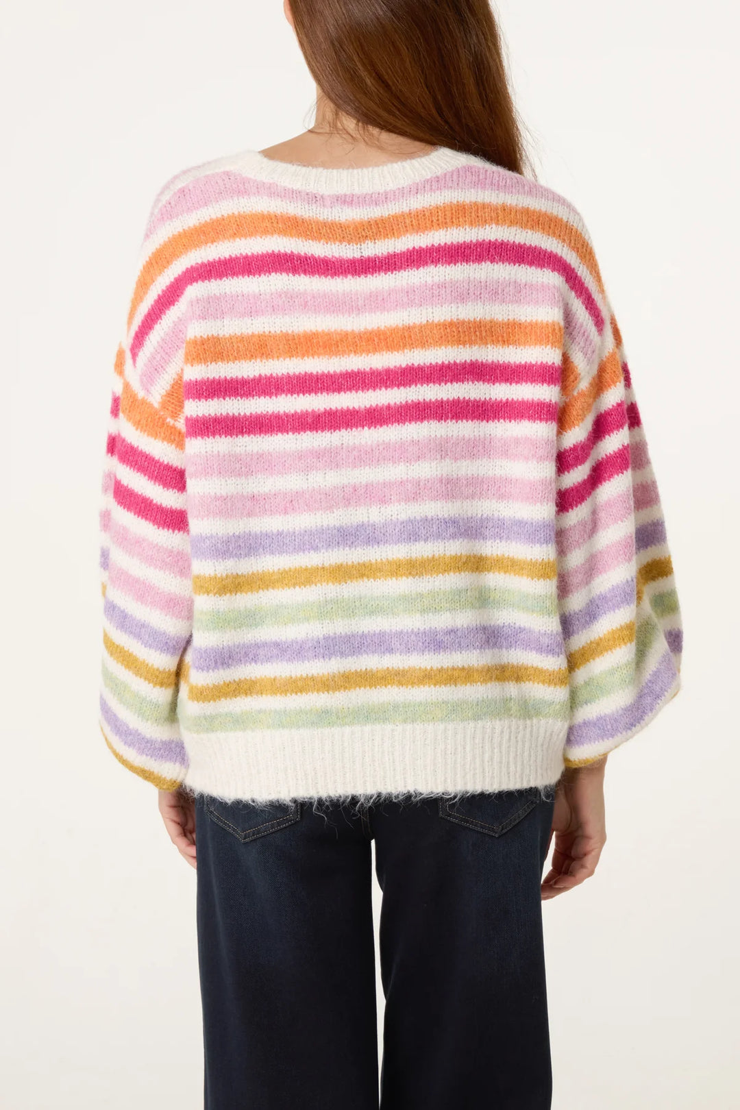 Colourful Stripe Long Sleeve Top