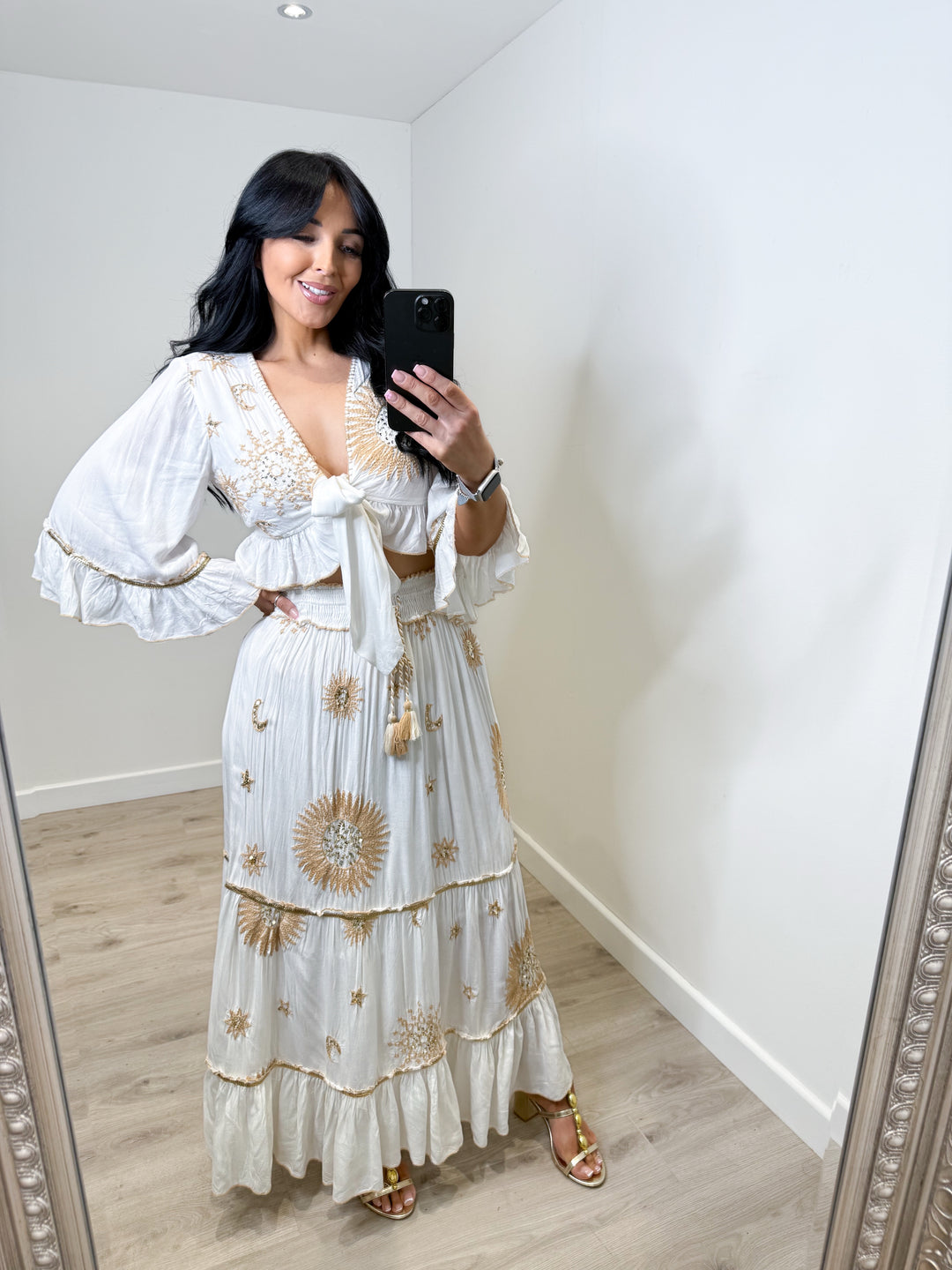 Sunburst 2 Piece - White