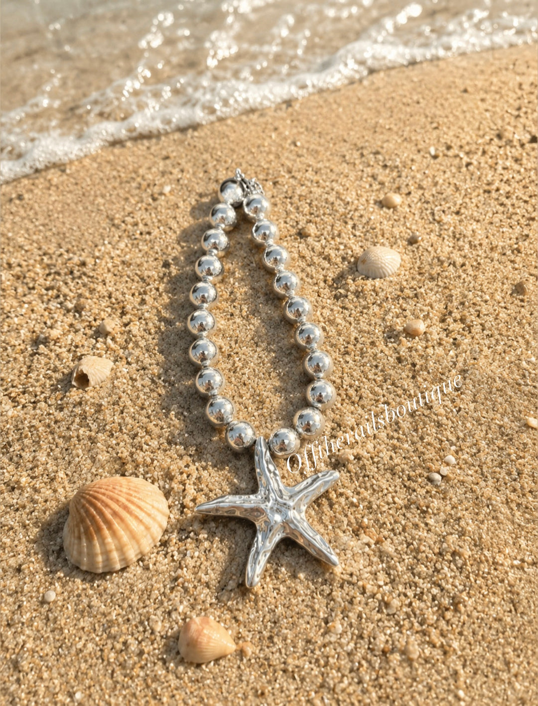 Starfish Necklace - Silver