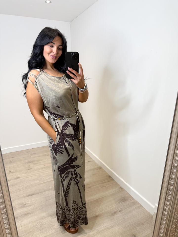 Clarke Jumpsuit - Khaki