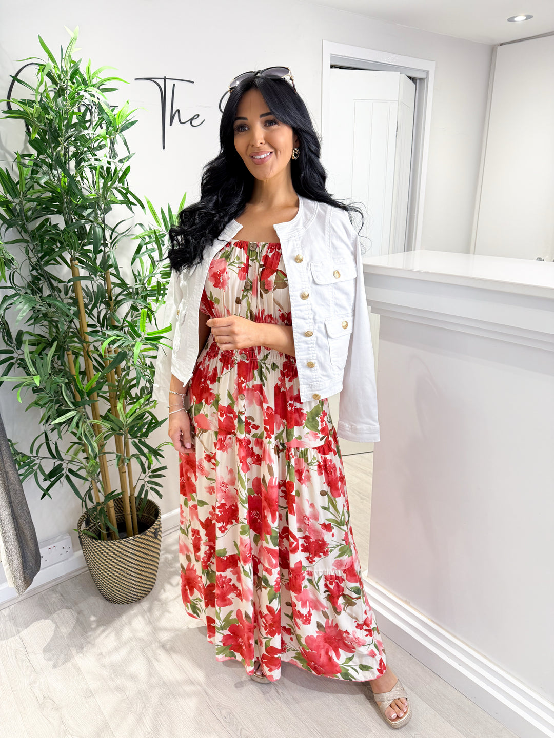 Penny Maxi Dress - Red