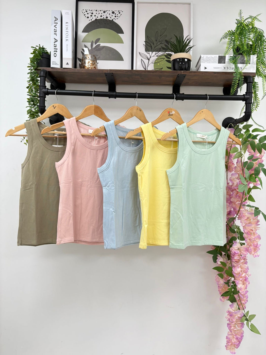 Basic Vest Top - White