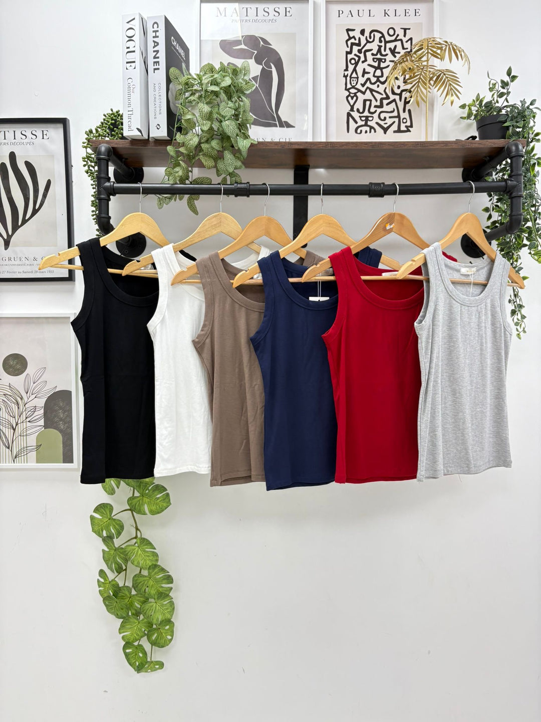 Basic Vest Top - White