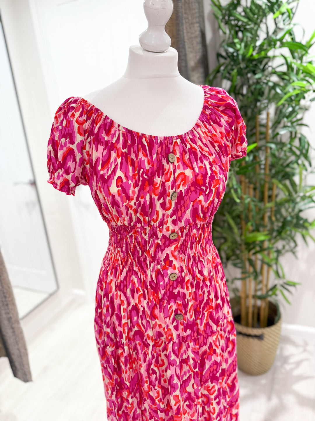 Confetti Maxi Dress - Pink