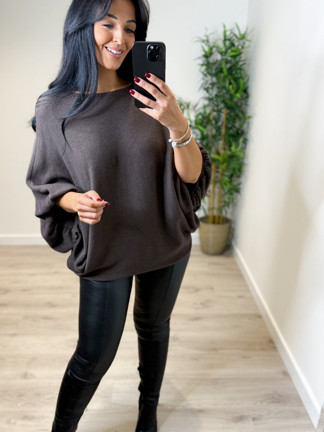 Oakley Knit Top - Chocolate