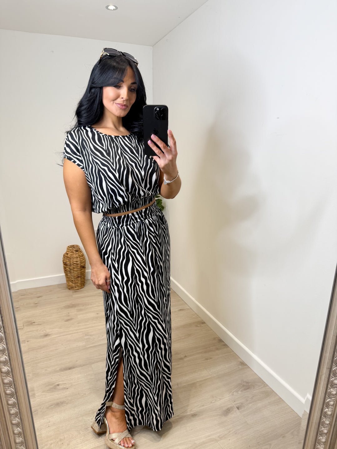 Enya 2 Piece - Black/White