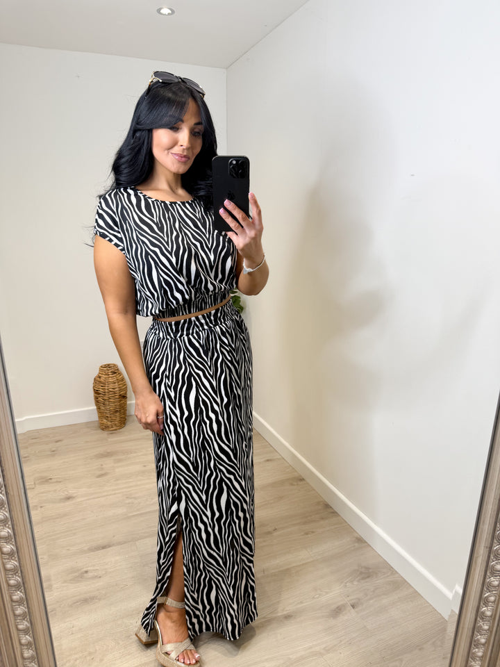 Enya 2 Piece - Black/White