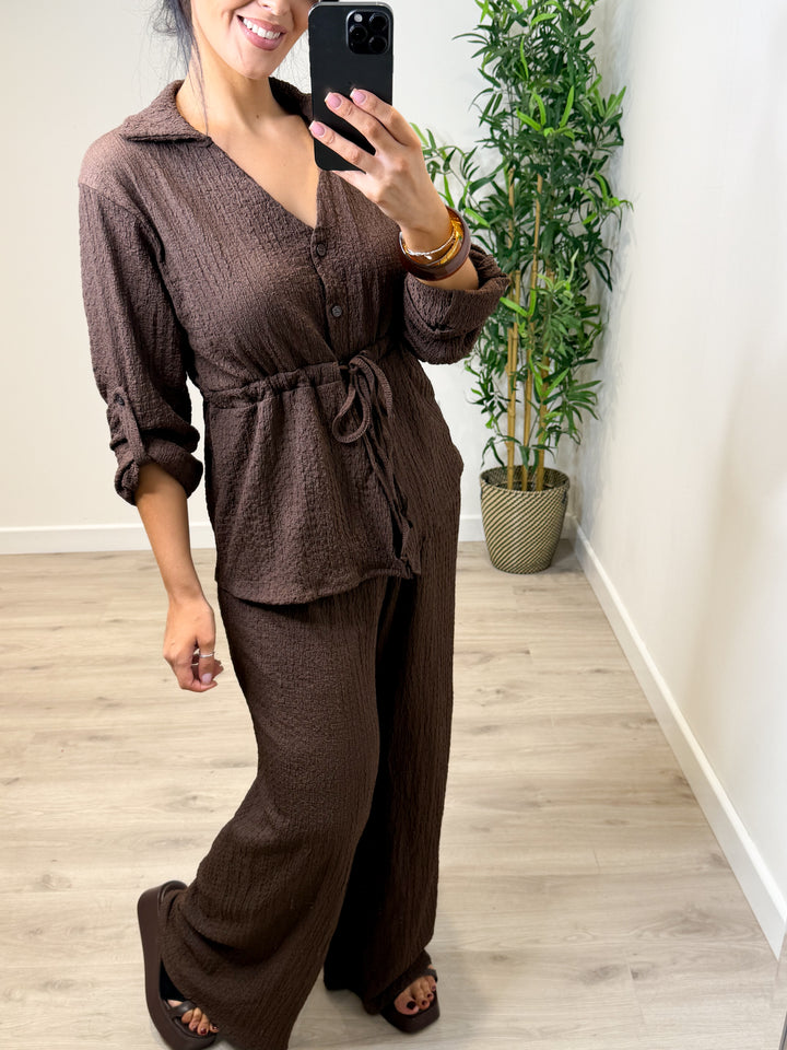 Nina Co Ord - Chocolate