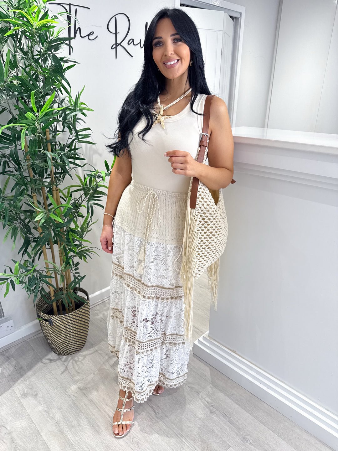 Lacey Skirt - White