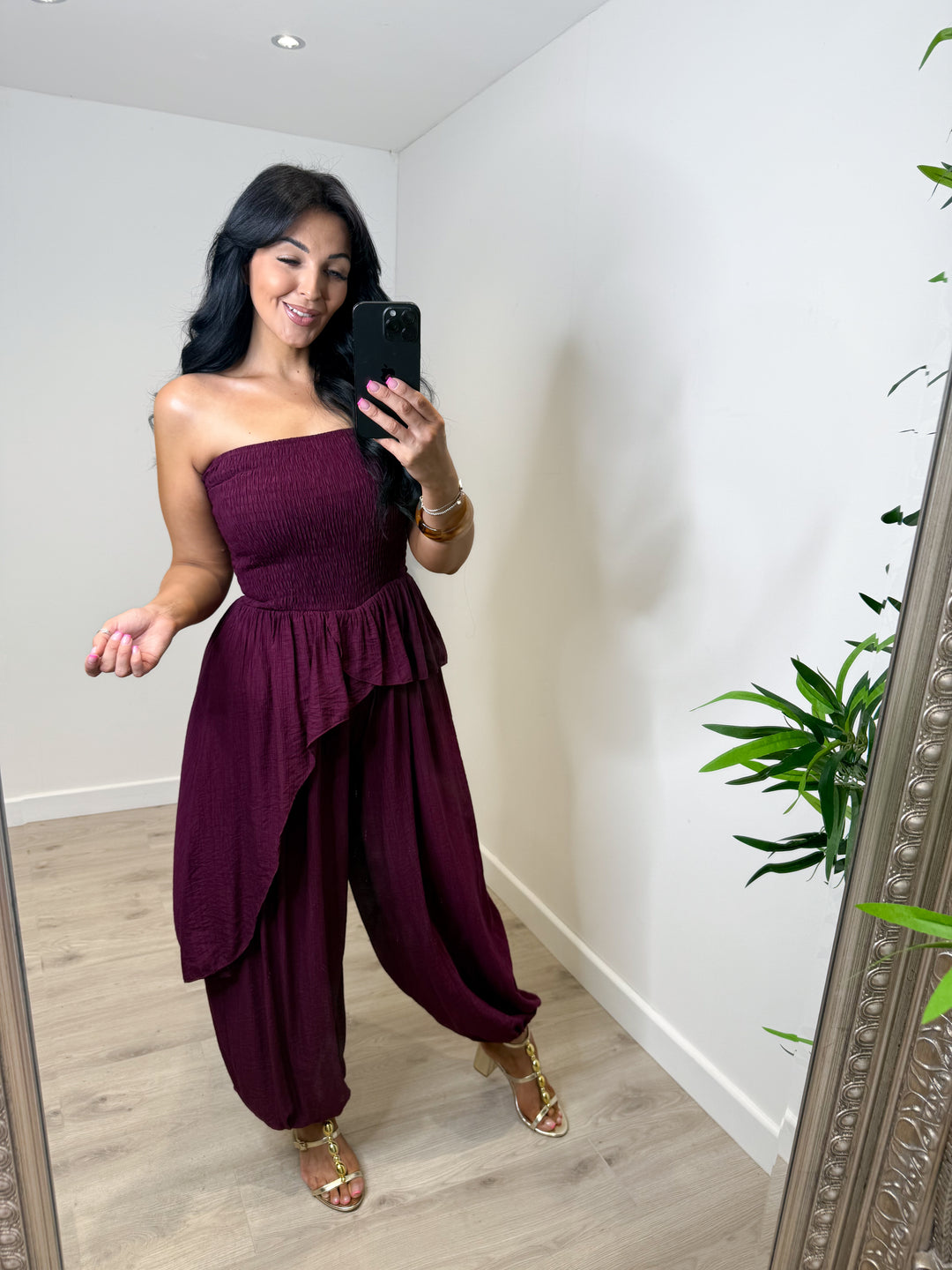 Lucy Jumpsuit - Plum