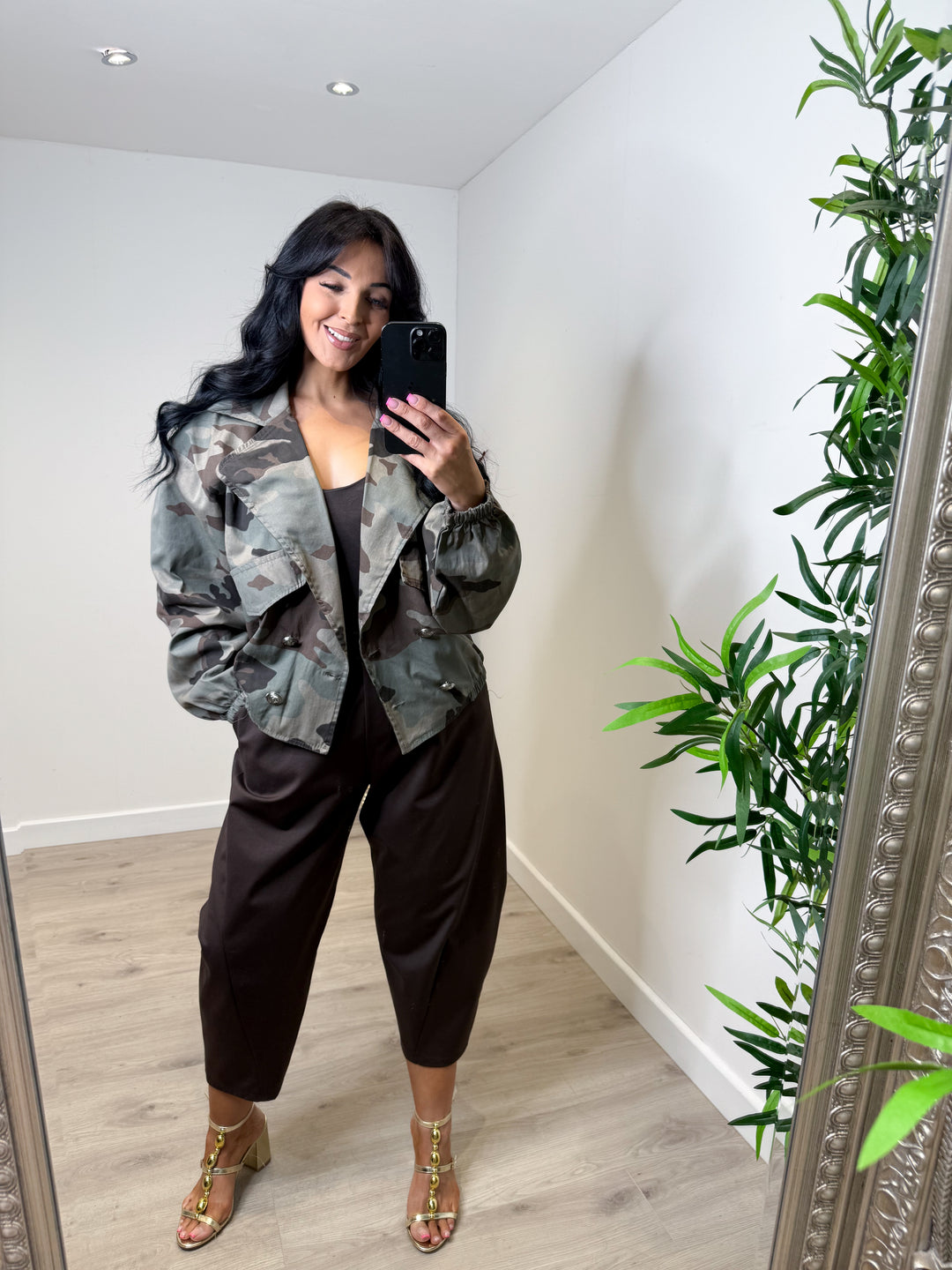 Camouflage Jacket - Khaki Green