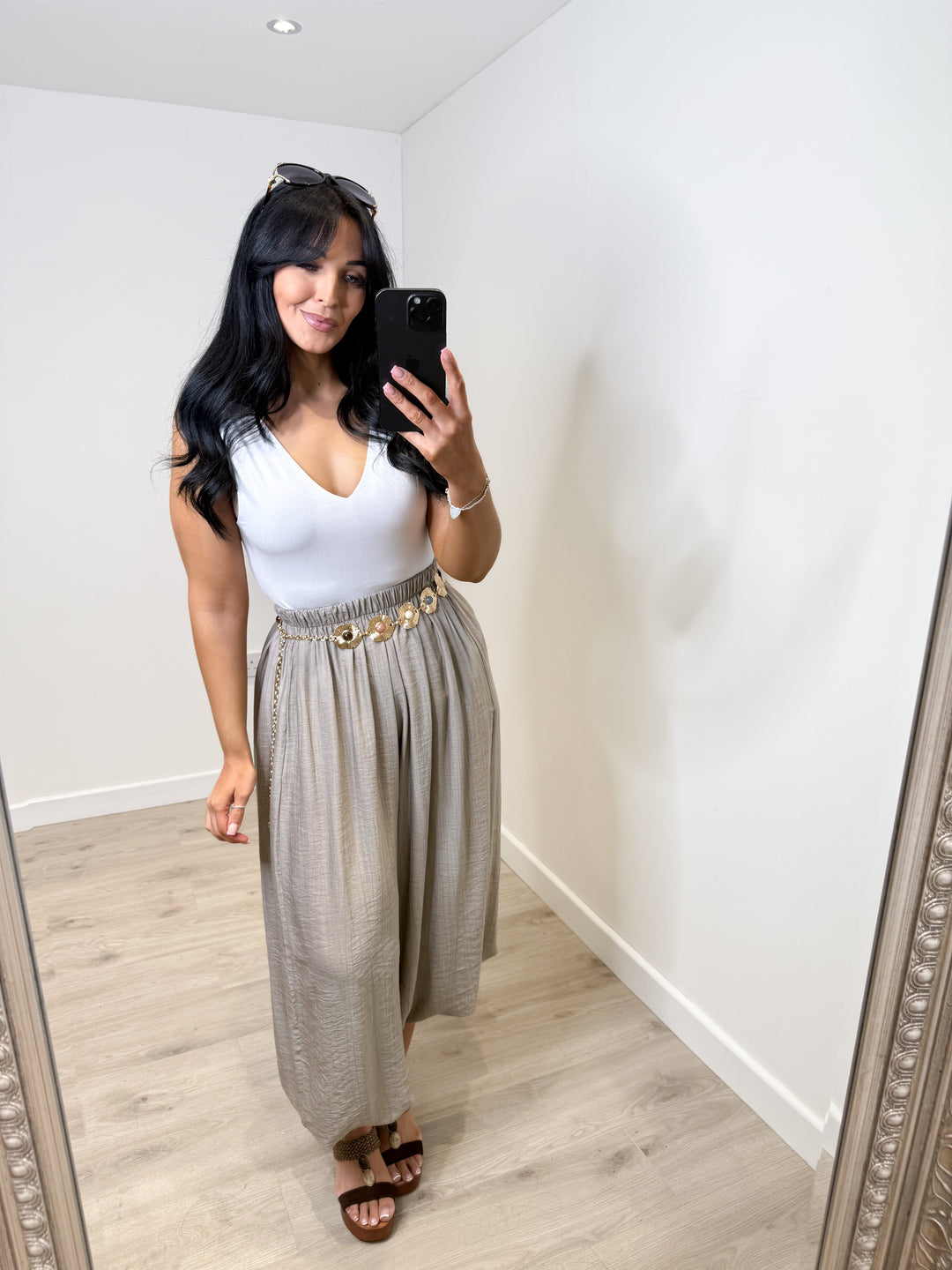 Allie Hareem Trousers - Mocha