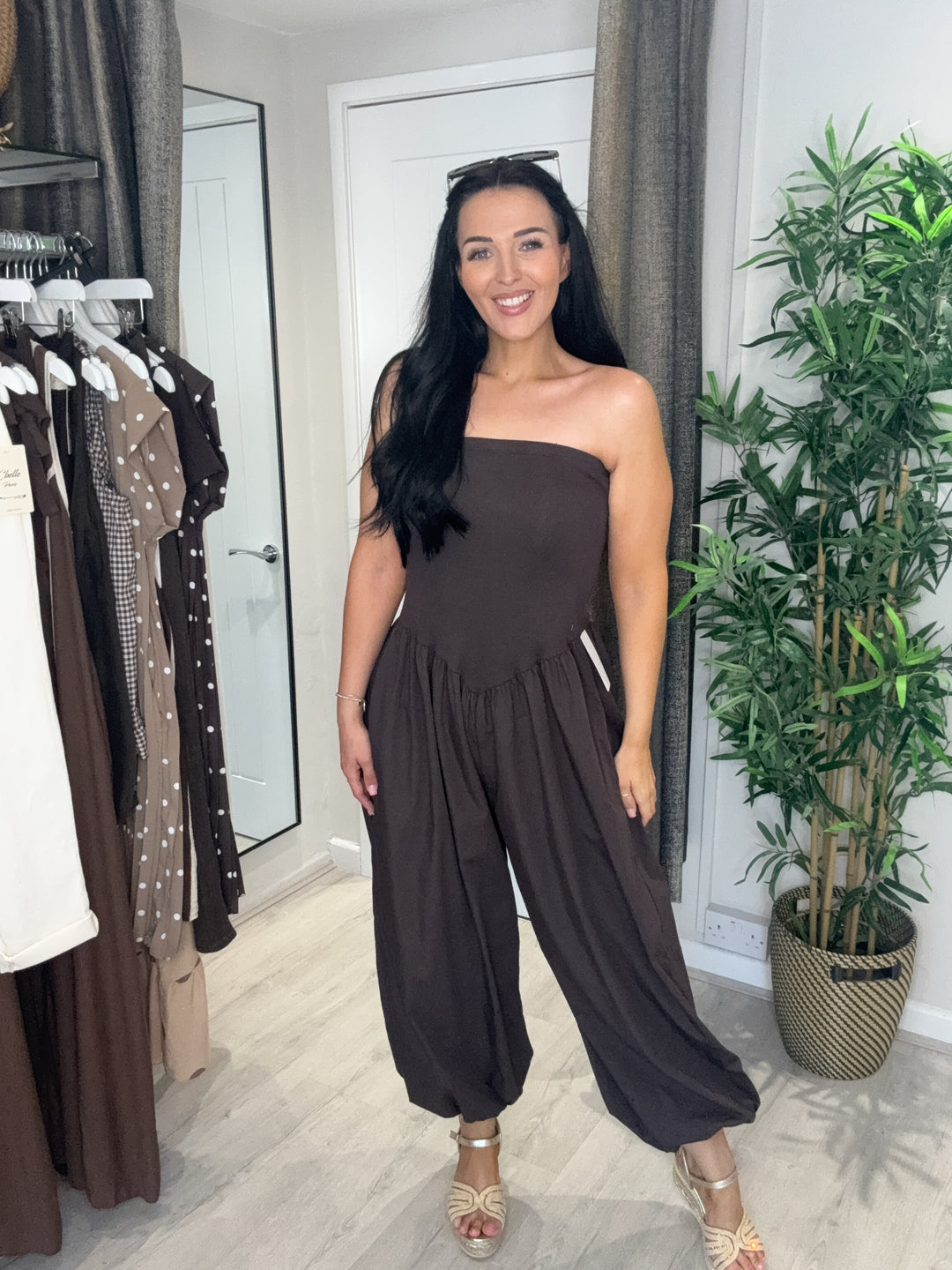 Harley Jumpsuit - Chocolate