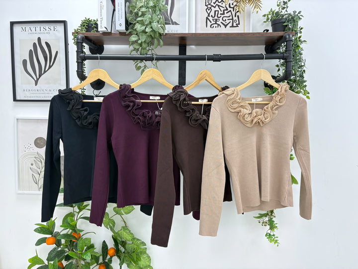 Bryony Top - Chocolate