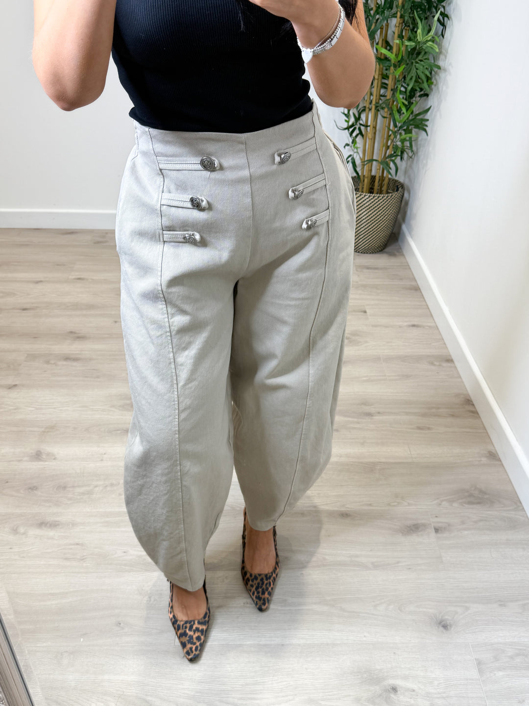 Military Trousers - Beige