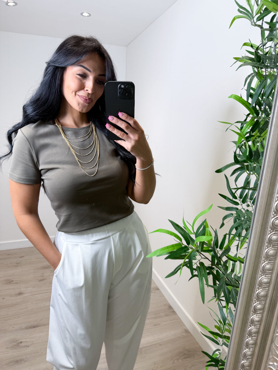 Basic T-Shirt - Khaki Green