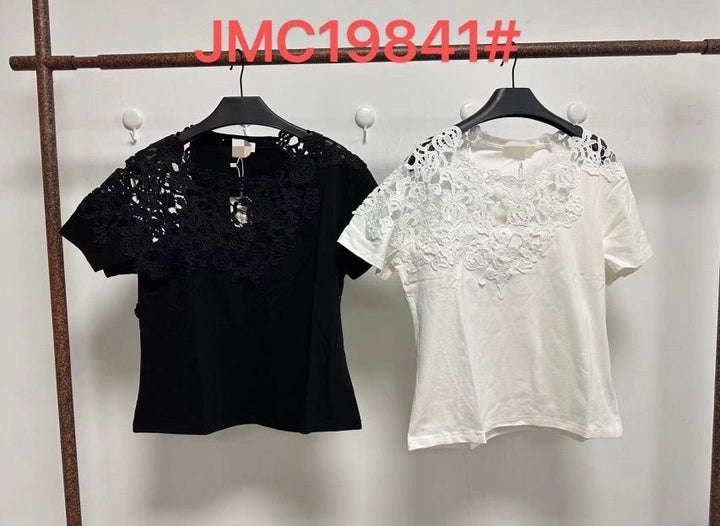 Lace T-Shirt - Black