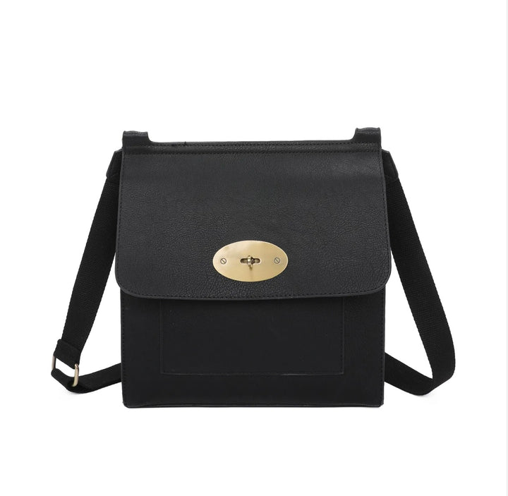 Large Messenger Bag - Black