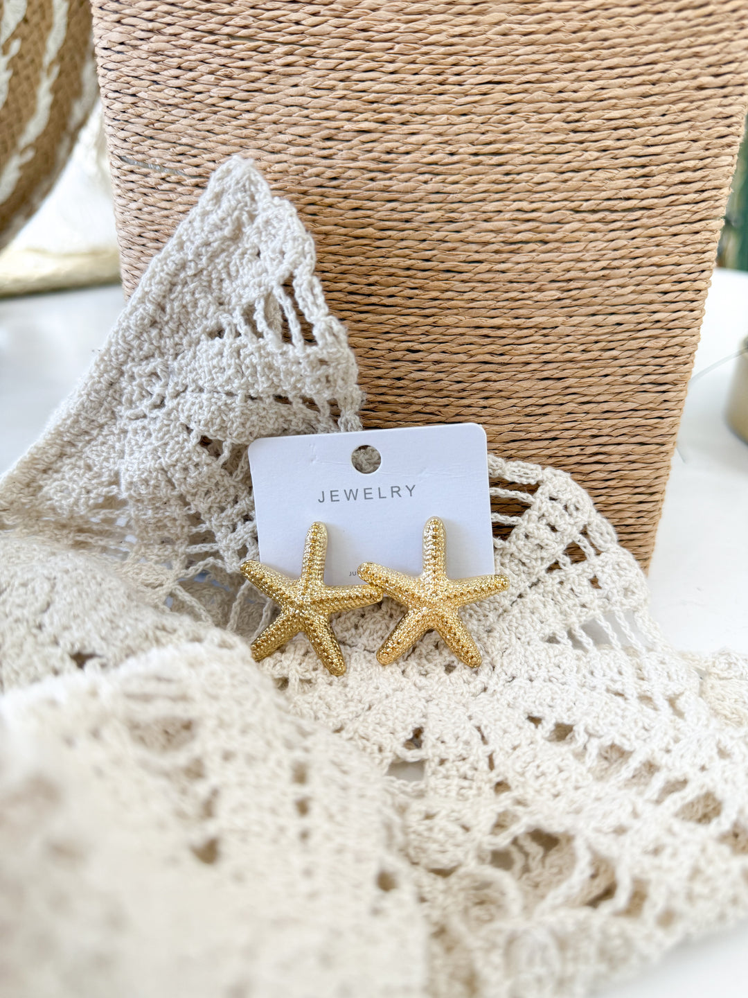 Plain Starfish Earrings