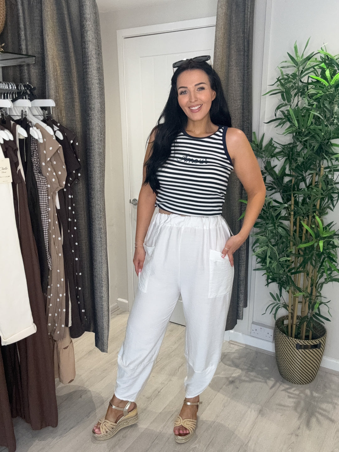 Candice Trousers - White
