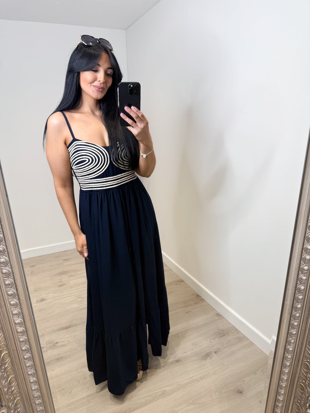 Paloma Dress - Navy