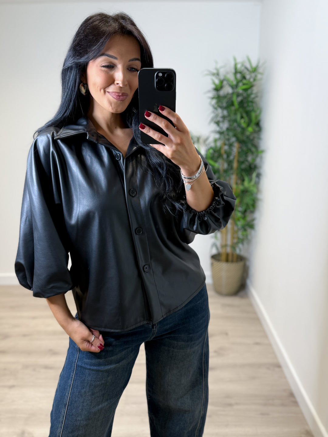 PU Black Jacket