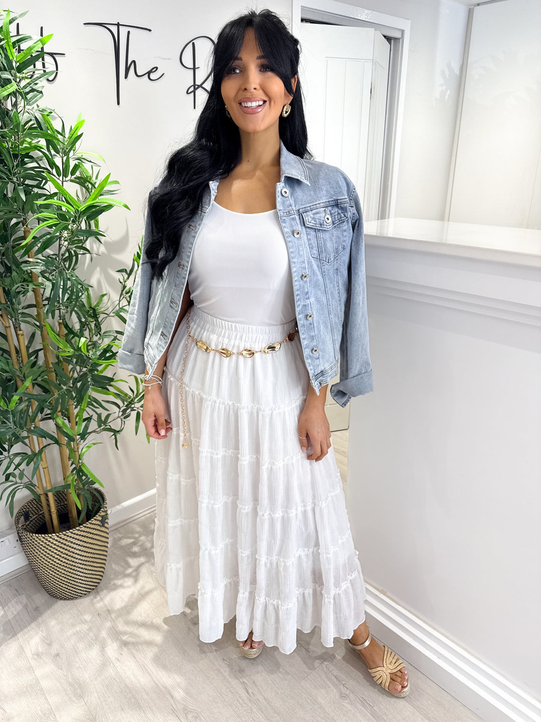 Ellie Skirt - White
