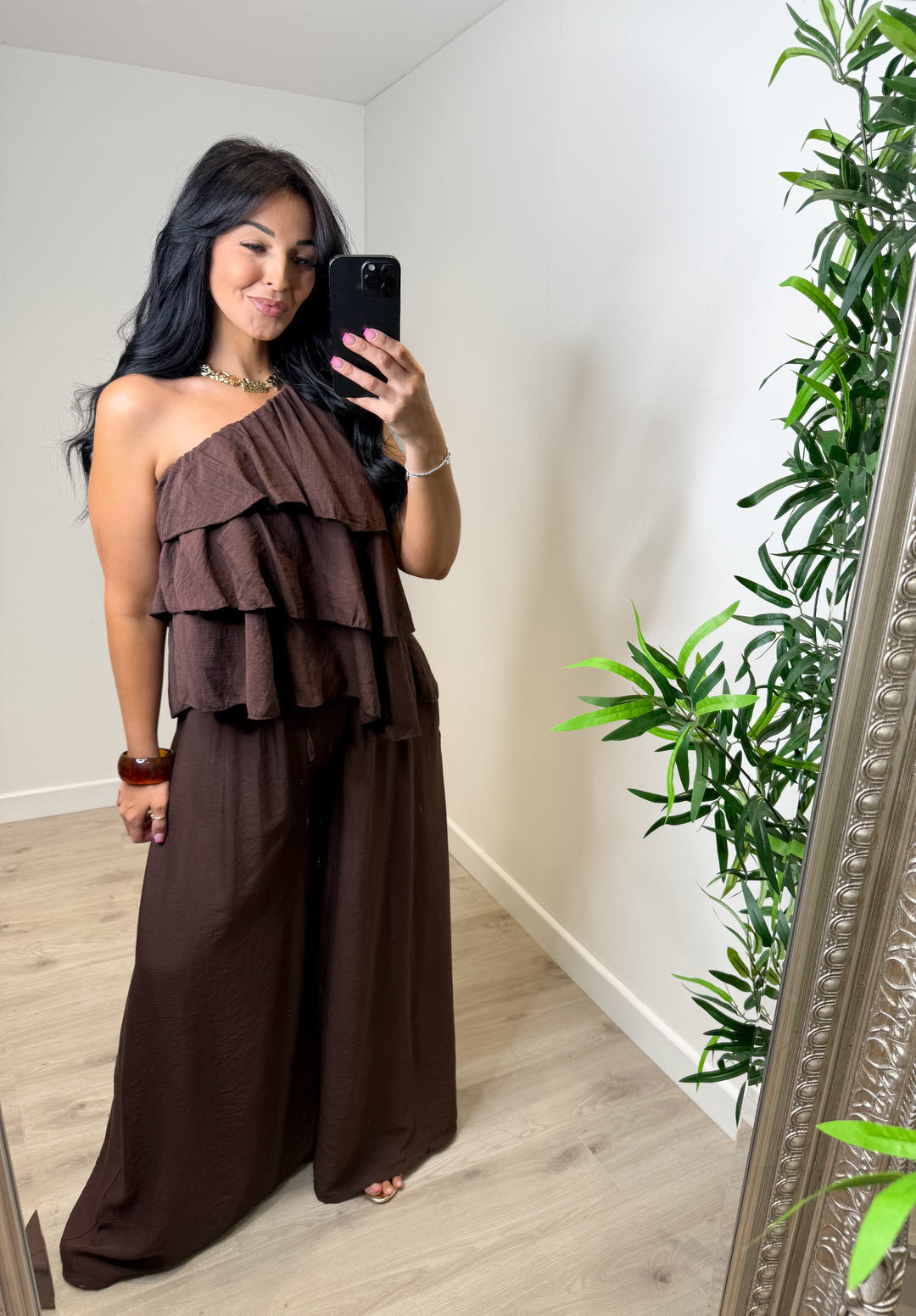 Francesca 2 Piece - Chocolate