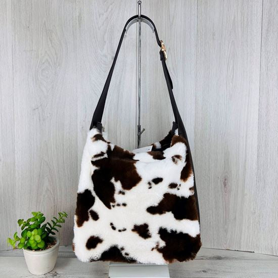 Faux Fur Bag - Black